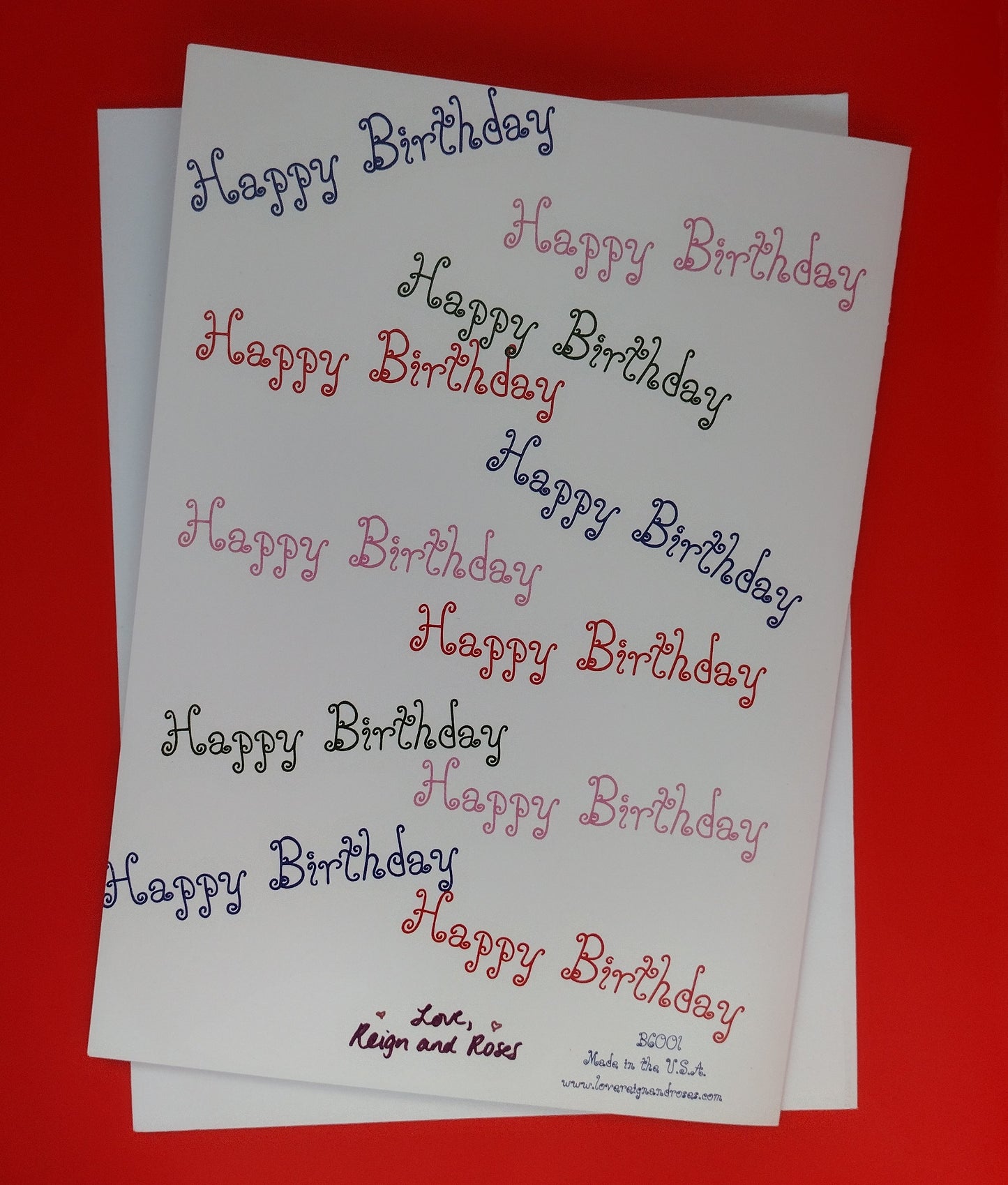 Happy Birthday Greeting Card