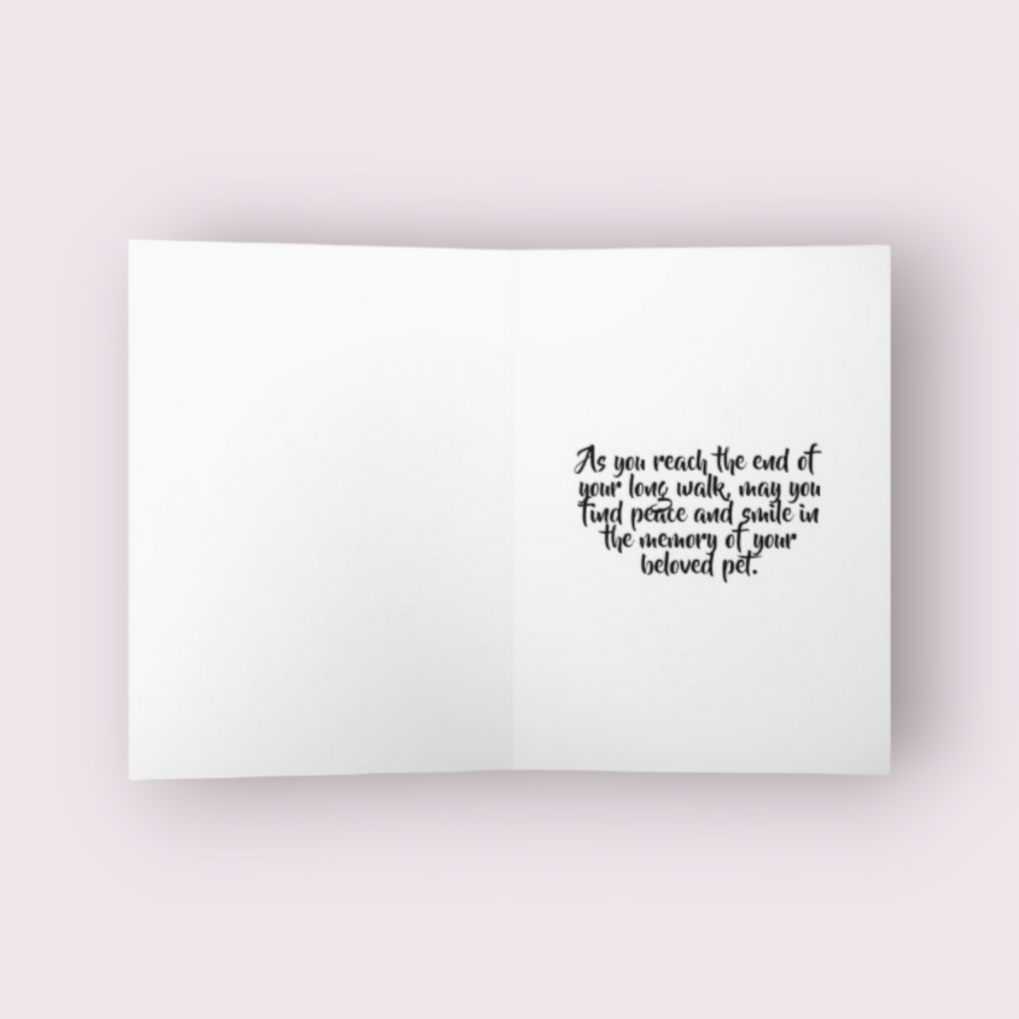 Pet Sympathy Greeting Card